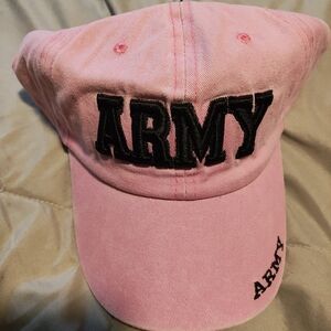 NWT Pink United States army dad hat